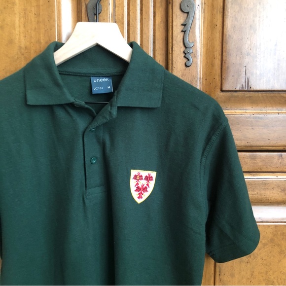 University of Oxford Queen's College Custom Polo Shirt, Bottle Green, Size M - Picture 13 of 16